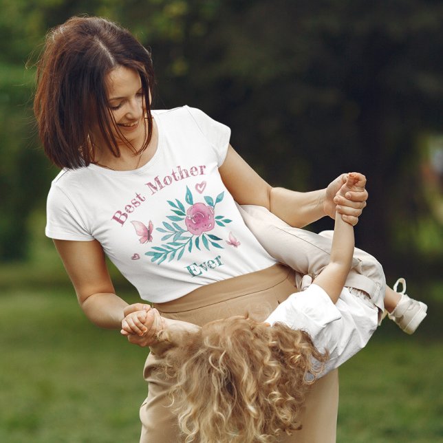 Camiseta Melhores florais de aquarelas bonitinhas (Criador carregado)