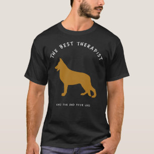 Camiseta Melhores Itens Terapêuticos Do german shepherd Em