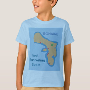 Camiseta Melhores locais de snorkeling e mergulho em bonair