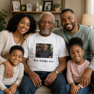 Camiseta Melhores Memórias da Família Avô Foto