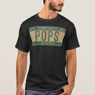 Camiseta Melhores Pais de Todos Placa de Carro Antiga Dia d