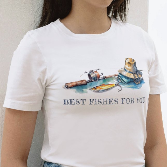 Camiseta Melhores Peixes Para Vocês Pescar Aniversário (Criador carregado)