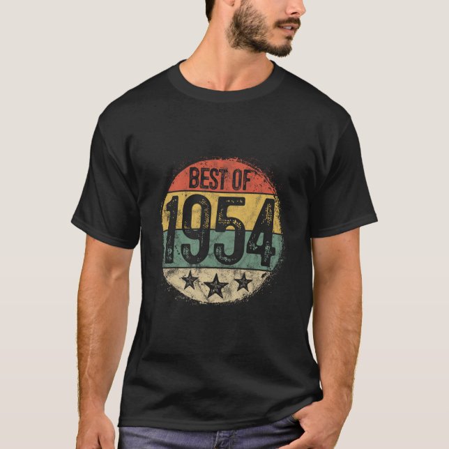 Camiseta Melhores Presentes de Aniversário de 71 anos para  (Frente)
