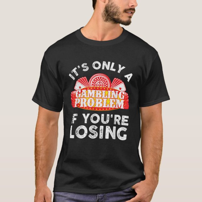 Camiseta Melhores Presentes de Jogos de Azar Acessórios de  (Frente)