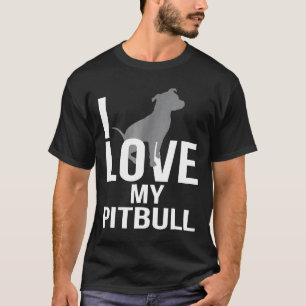 Camiseta Melhores Presentes Para Amantes de Cães Eu Amo Meu