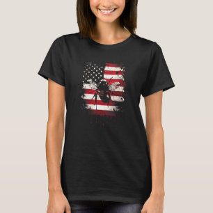 Camiseta Melífera e abelha bumble para apicultores de colme