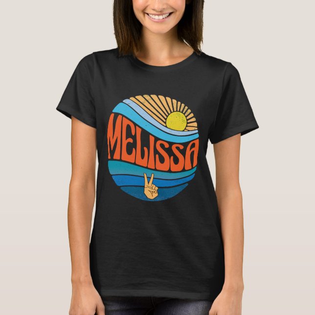 Camiseta Melissa Vintage Sunset Melissa Groovy Tie Dye (Frente)