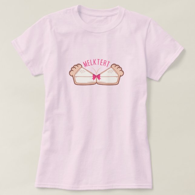 Camiseta MELKTERT Afrikaans Saffa Expat Boeremeisie (Frente do Design)