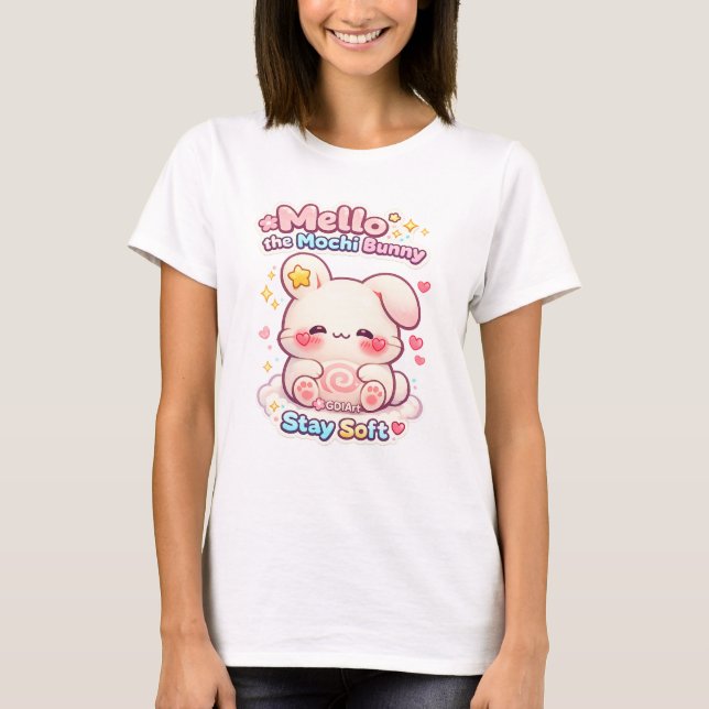 Camiseta Mello the Mochi Bunny (Frente)