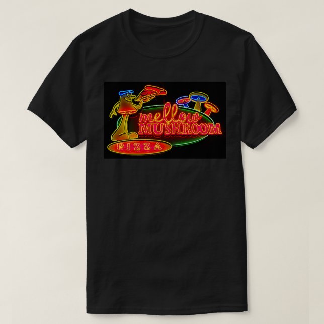 Camiseta Mellow Mushroom Pizza (Frente do Design)