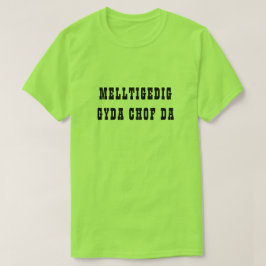 Camiseta Melltigedig gyda | Amaldiçoado com boa memória