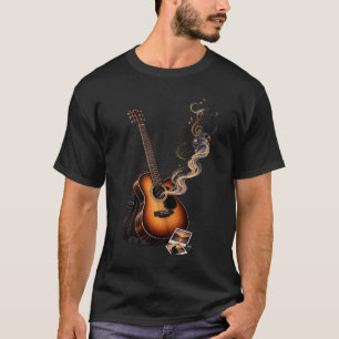 Camiseta Melodia de Violão Acústico – Design para Amantes d