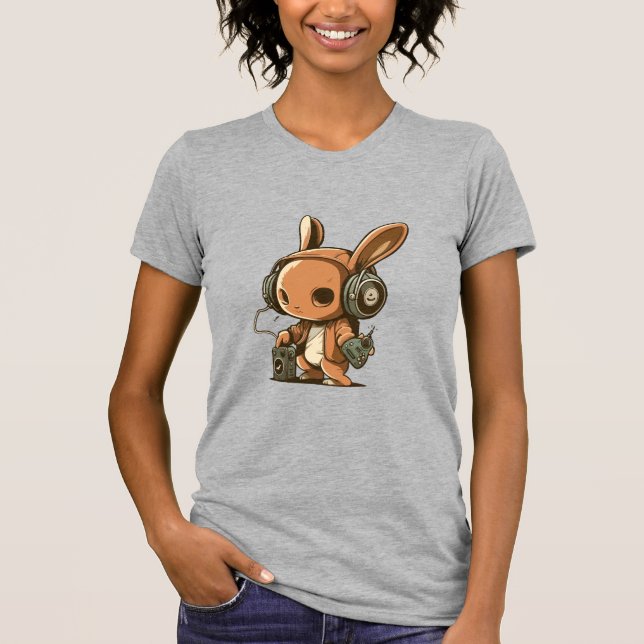 Camiseta Melódico Bunny: Uma Viagem Musical (Frente)
