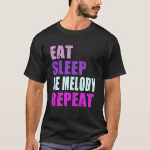 Camiseta Melody Comer Sleep Repetir Melodia