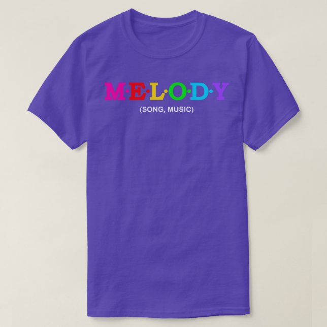 Camiseta Melody Song Music (Frente do Design)
