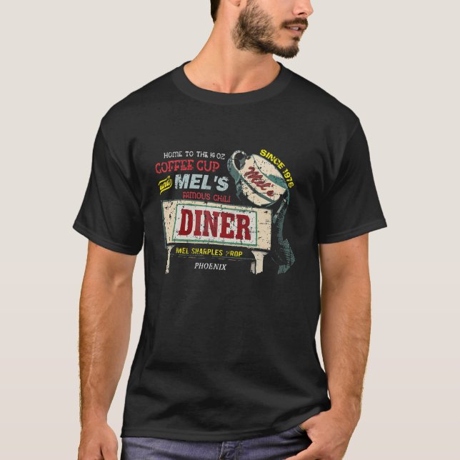 Camiseta Mel's Diner From Alice Distressed (Frente)