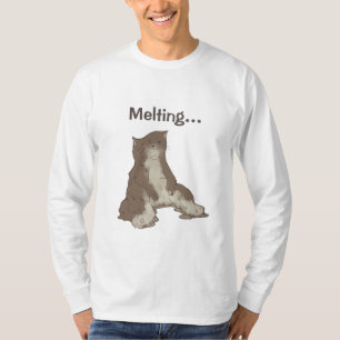 Camiseta Melting Cat