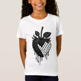 Camiseta Melting Drip Strawberry Artwork
