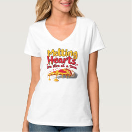 Camiseta Melting Hearts, One Slice at a Time T-shirt