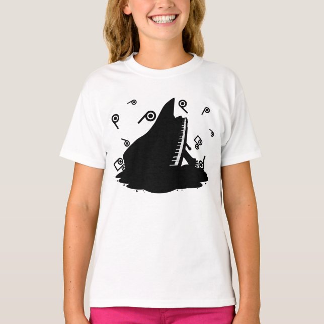 Camiseta Melting_Piano (Frente)