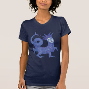 Camiseta Melusina, Criatura Mágica Submarina, Arte Fantás