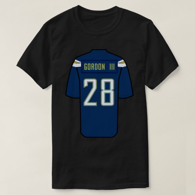 Camiseta Melvin Gordon III Jersey (Frente do Design)
