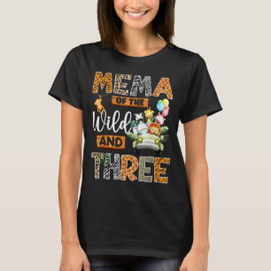 Camiseta Mema do Selvagem e Três Meninos de 3º Aniversário