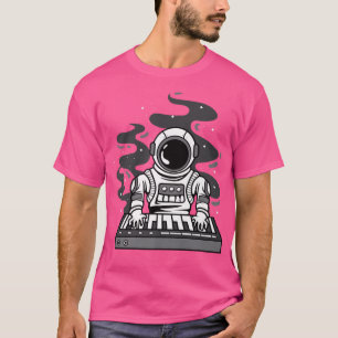 Camiseta Membro da Banda do Astronauta Pianista