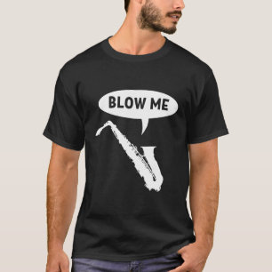 Camiseta Membro da Banda do jogador saxofone