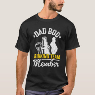 Camiseta Membro da Equipe do Bebendo do Bacalhau do Pai da
