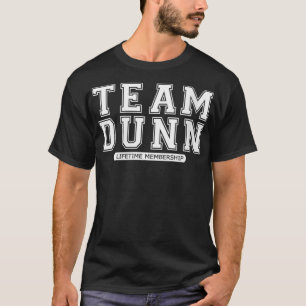 Camiseta Membro da equipe feminina da DUNN para o sobrenome