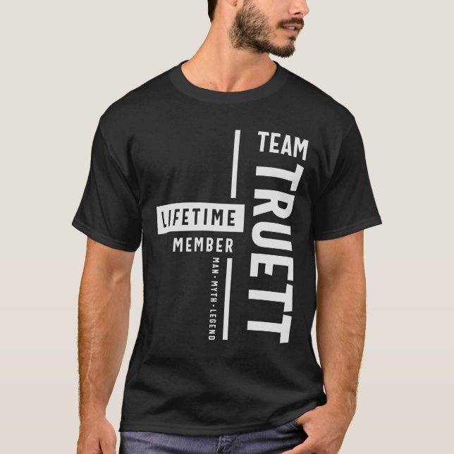 Camiseta Membro da Equipe Truett do Tempo de Vida do Membro (Frente)