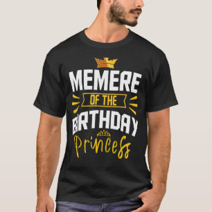 Camiseta Membro Da Festa De Aniversário Princesa Celebra