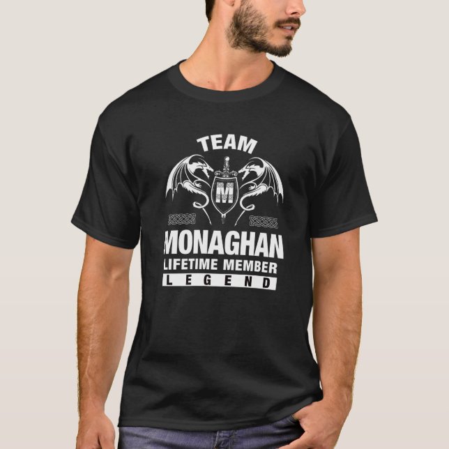 Camiseta Membro da Lifetime do Team Monaghan (Frente)