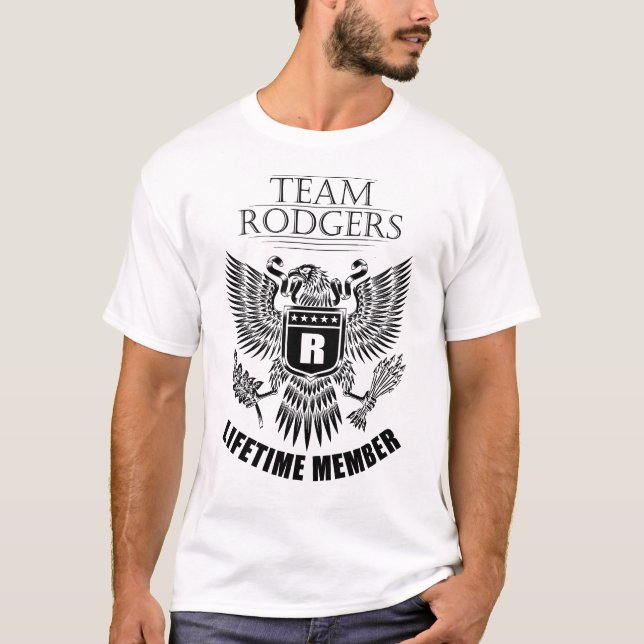 Camiseta Membro da Lifetime do Team Rodgers (Frente)