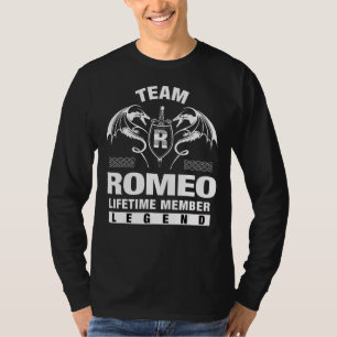 Camiseta Membro da Lifetime do Team Romeo