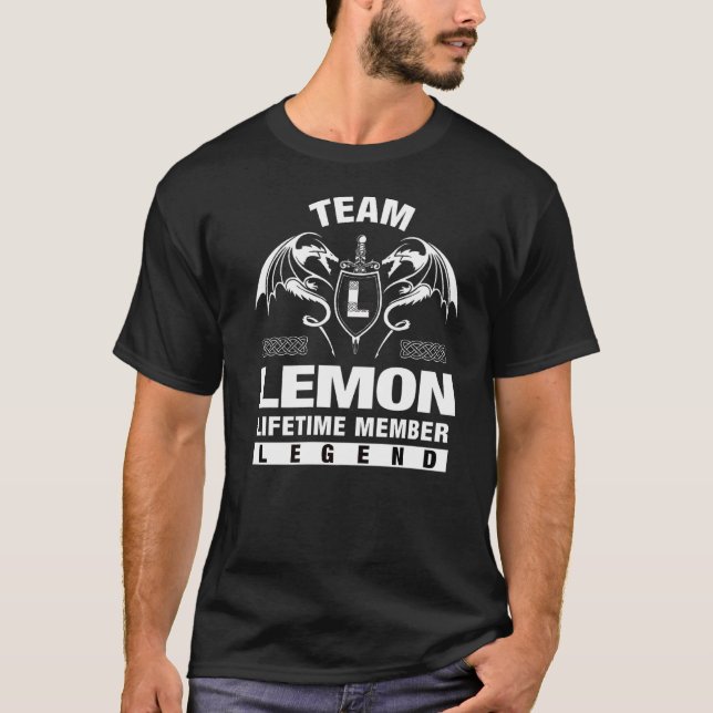 Camiseta Membro da vida da equipe Lemon (Frente)