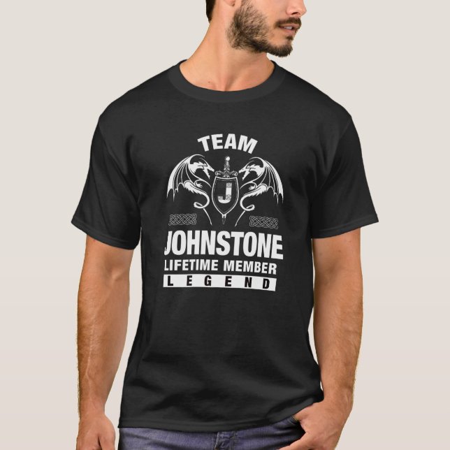 Camiseta Membro da vida de Team Johnstone (Frente)