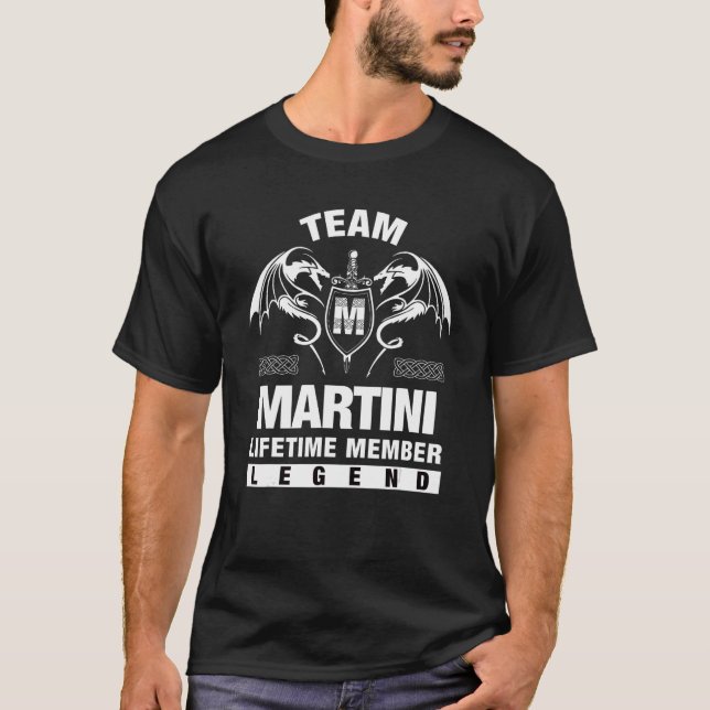 Camiseta Membro da vida do Team Martini (Frente)