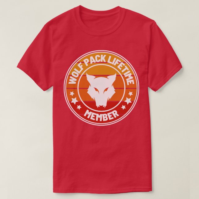 Camiseta Membro da Vida do Wolf Pack (Frente do Design)
