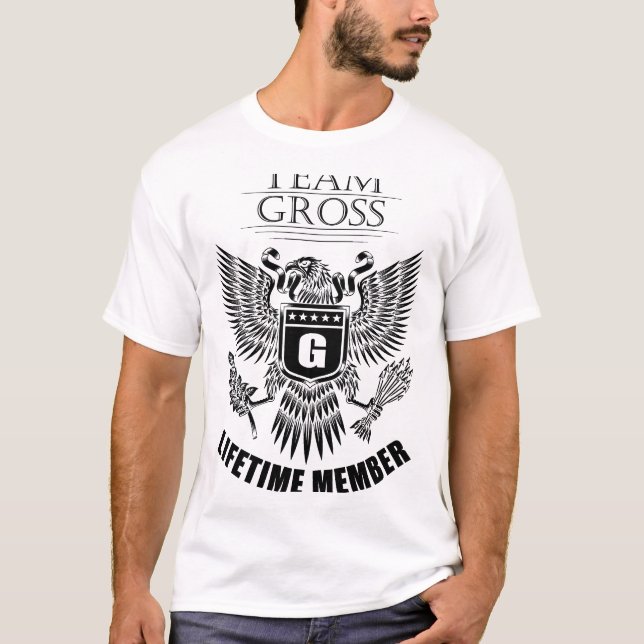 Camiseta Membro de Tempo de Vida Bruto da Equipe (Frente)