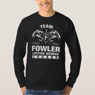 Camiseta Membro de Tempo de Vida do Team Fowler