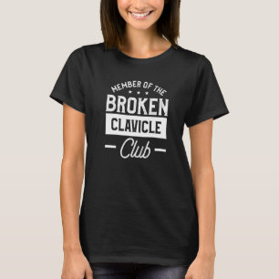 Camiseta Membro Do Clube Clavicle Broken Bone Rec