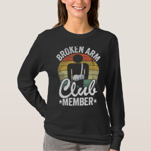 Camiseta Membro do Clube de Braço Quebrado Mão Quebrada