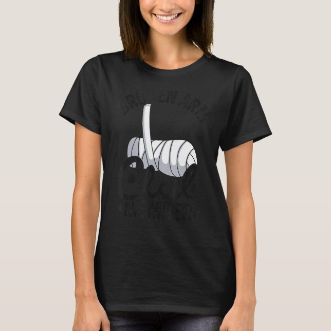 Camiseta Membro do Clube de Braço Quebrado Mão Quebrada (Frente)