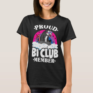 Camiseta Membro do Clube Ortod Bi Ogambm Bandeira Bisexual
