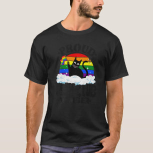 Camiseta Membro do Proud Ally Club Gato Arco-Íris Orgulho G