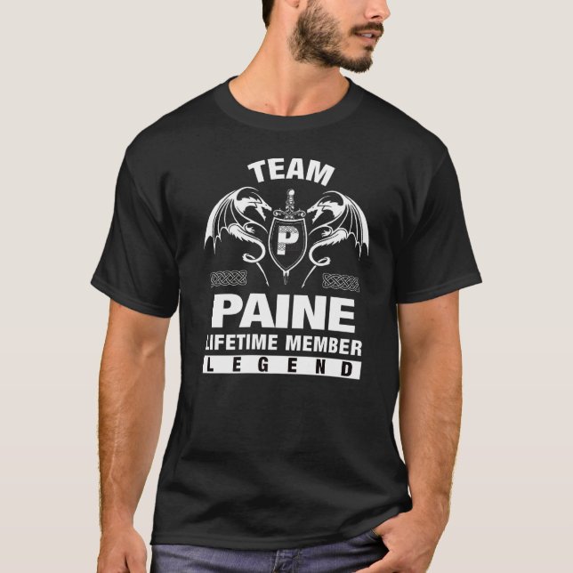 Camiseta Membro do Team Paine Lifetime (Frente)