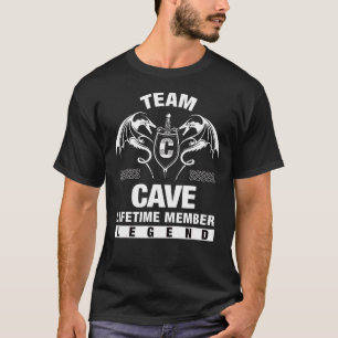 Camiseta Membro do Tempo de Vida da Caverna de Equipe