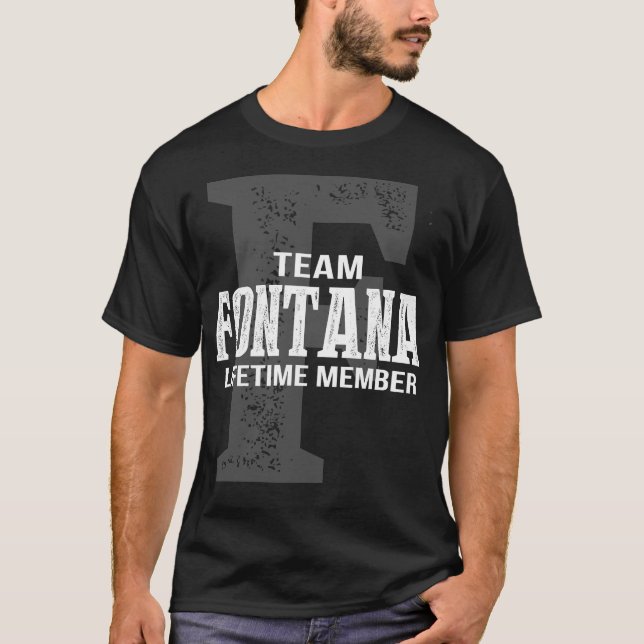 Camiseta Membro do Tempo de Vida da Equipe FONTANA (Frente)